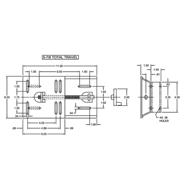 Lovejoy48/56LA MOTOR BASE